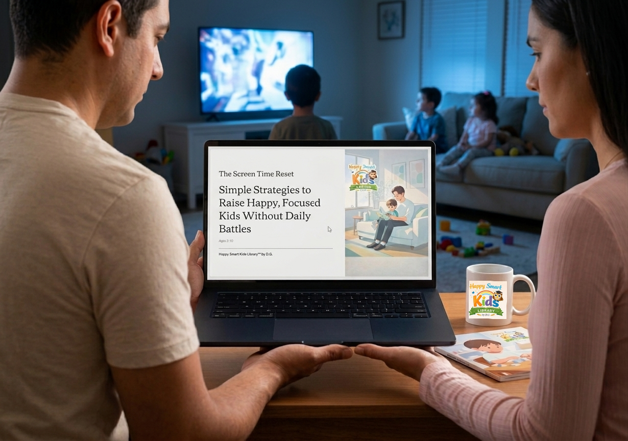 Stop Screen Time Battles, Simple Strategies to Raise Happy,  Focused Kids Without Daily Battles. Ages: 3-10
