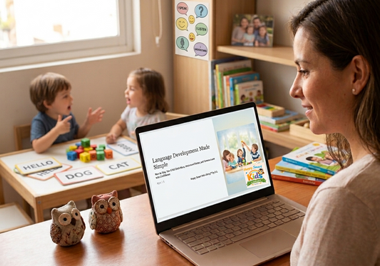 Language Development Made Simple Simple Strategies to Help Your Child Speak More, Understand Better, and Communicate with Confidence Ages 1–5