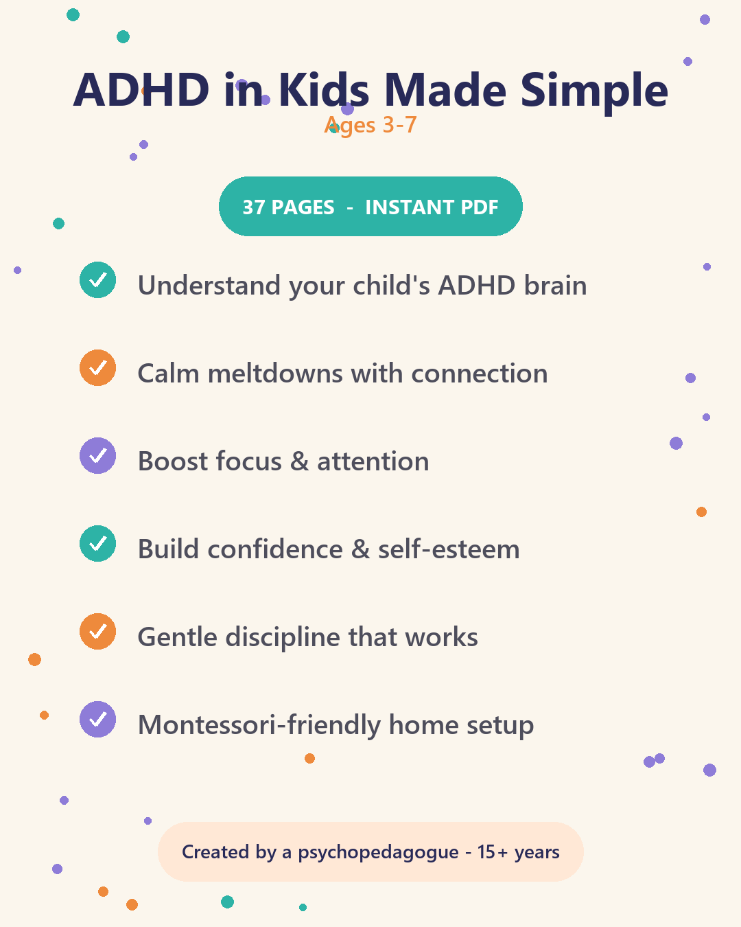 ADHD in Kids Made Simple - what's inside