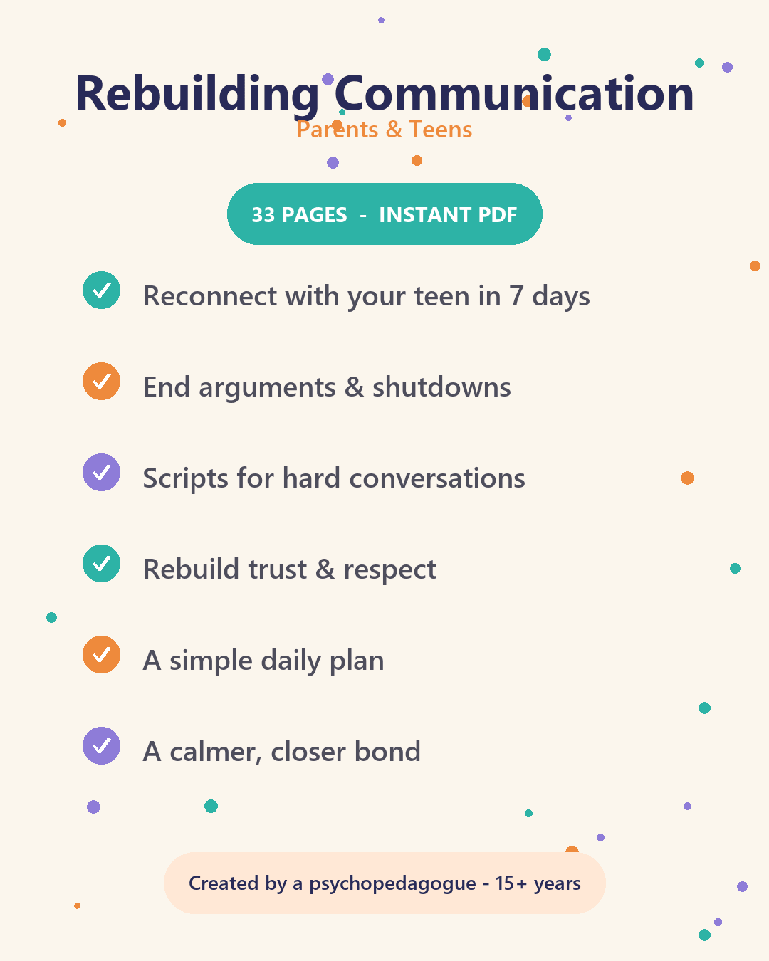 7-Day Guide to Rebuilding Communication Between Parents & Teenagers - Happy Smart Kids Library7-Day Guide to Rebuilding Communication Between Parents & TeenagersHappy Smart Kids Library
