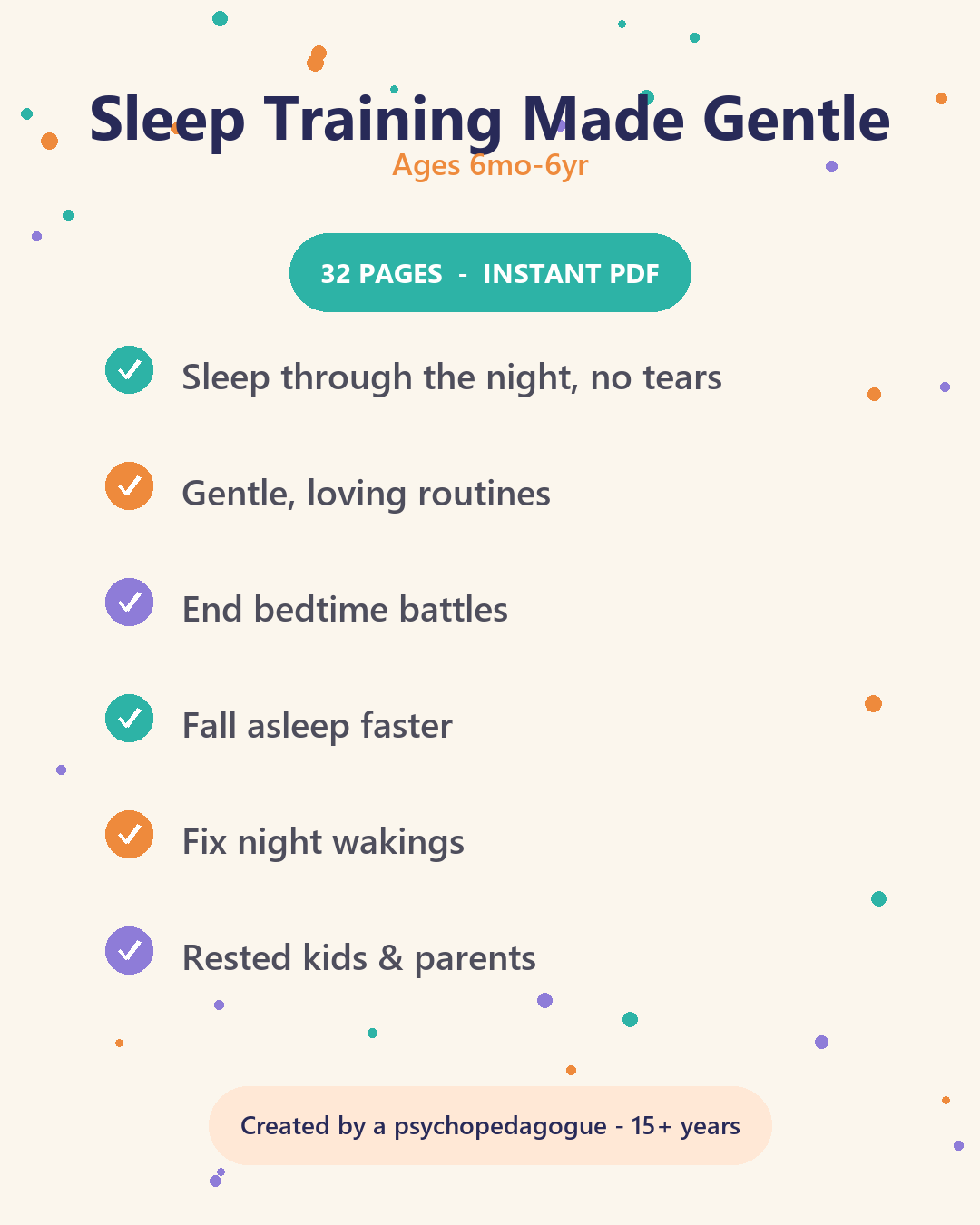 Sleep Training Made Gentle - what's inside