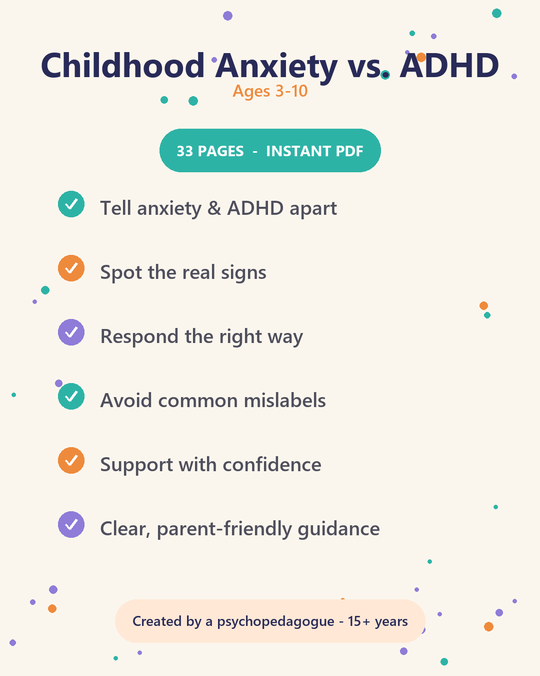 Childhood Anxiety vs. ADHD |Age: 3-10 - Happy Smart Kids LibraryChildhood Anxiety vs. ADHD |Age: 3-10Happy Smart Kids Library