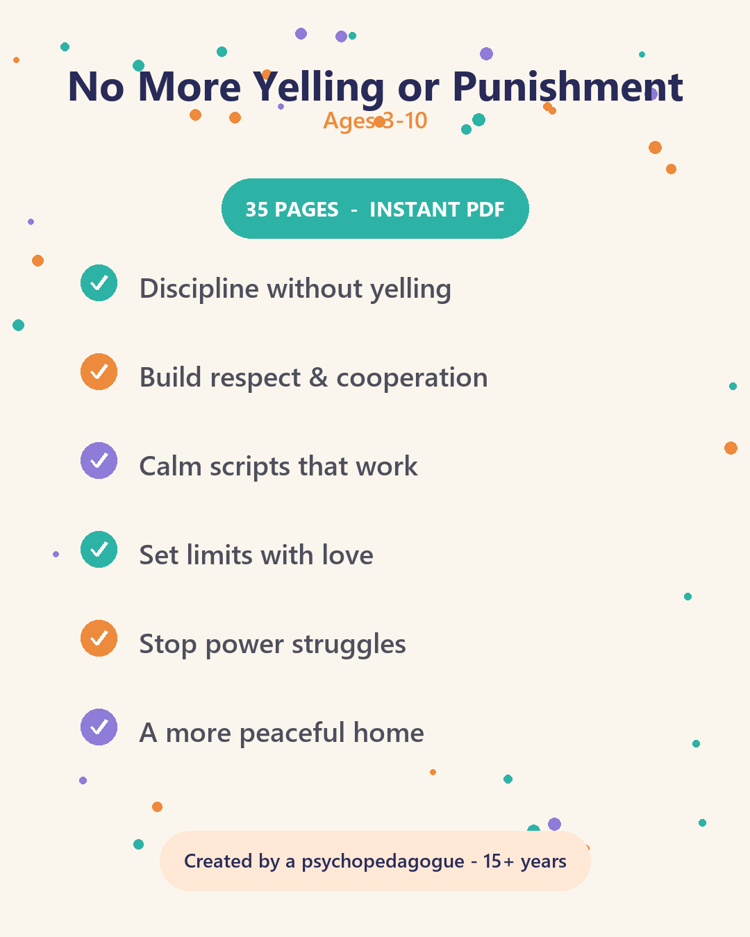 No More Yelling or Punishment - what's inside