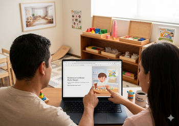 Montessori at Home Made Simple Easy Daily Activities That Build Focus, Independence, and Calm Ages 2–6